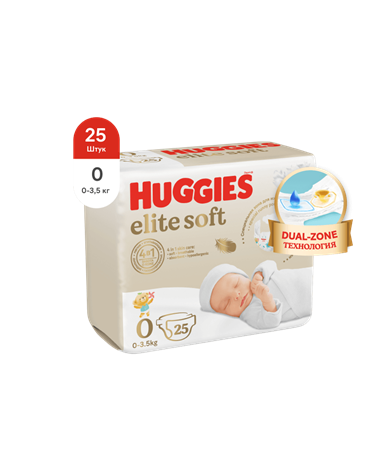 Подгузники Хаггис Элит Софт для новорожденных | Умные Huggies Elite ...