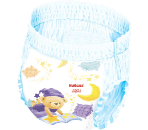 Ночные трусики* Huggies® Elite Soft для мальчиков и девочек