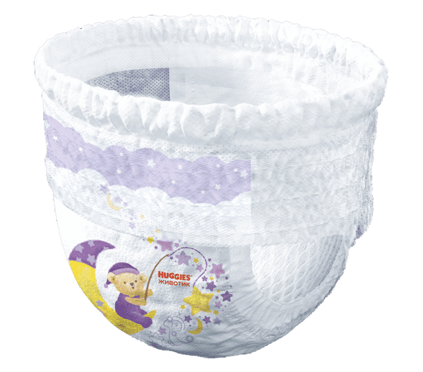 Ночные трусики* Huggies® Elite Soft для мальчиков и девочек