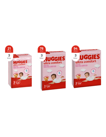 Huggies® Ultra Comfort для девочек