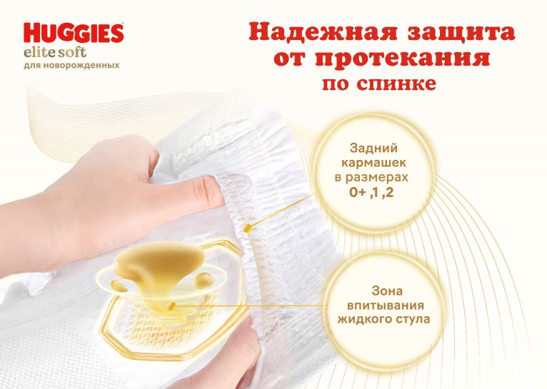 Новинка! Ультрамягкие Huggies® Elite Soft