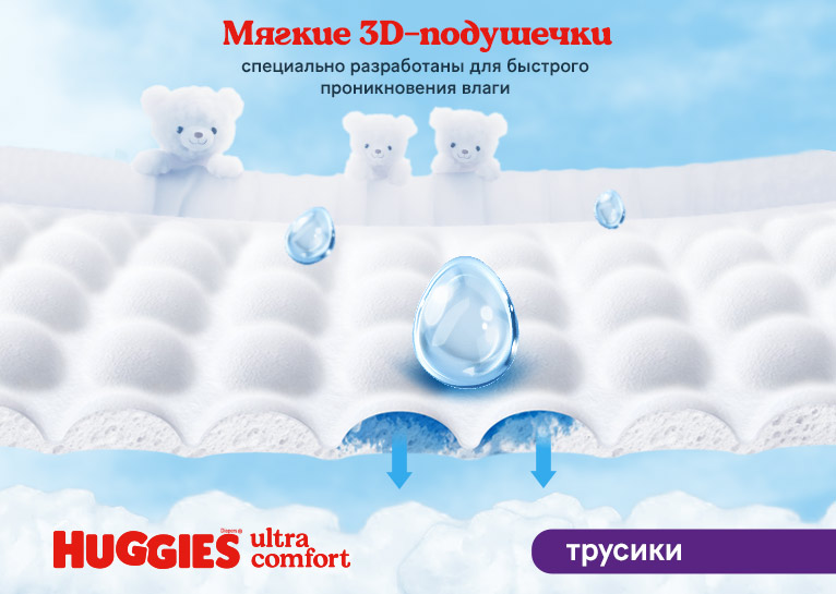 НОВИНКА! Huggies® Трусики для девочек