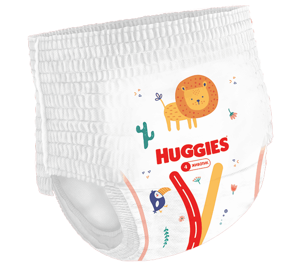 Новинка! Подгузники-трусики для мальчиков и девочек Huggies Dry Expert