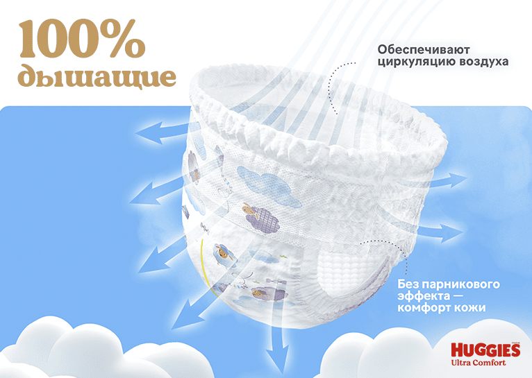 Трусики-подгузники Huggies® Ultra Comfort унисекс