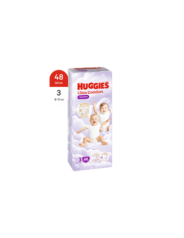 Трусики-подгузники Huggies® Ultra Comfort унисекс