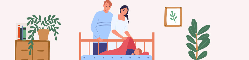 Как правильно укладывать малыша в кроватку?