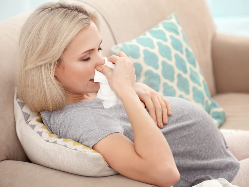 Может ли во время беременности появиться аллергия?